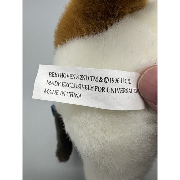 Vintage Beethoven's 2nd Dolly Saint Bernard Dog Plush 11” Stuffed Animal 1996 - Picture 7 of 9